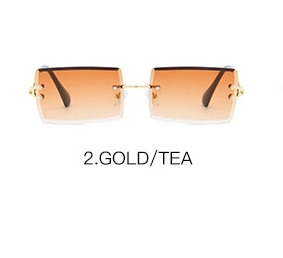2020 Rimless Square Sunglasses