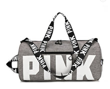 Load image into Gallery viewer, Pink logo Duffle Bag
